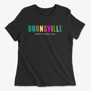 Burnsville North Carolina Color Pop Women's Cotton T-Shirt