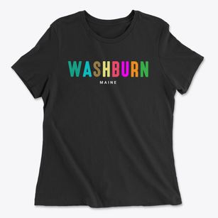 Washburn Maine Color Pop Women's Cotton T-Shirt