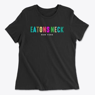 Eatons Neck New York Color Pop Women's Cotton T-Shirt