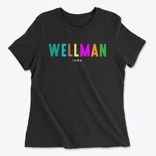 Wellman Iowa Color Pop Women's Cotton T-Shirt