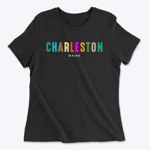 Charleston Maine Color Pop Women's Cotton T-Shirt