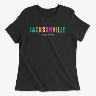 Jacksonville Arkansas Color Pop Women's Cotton T-Shirt