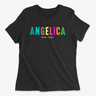 Angelica New York Color Pop Women's Cotton T-Shirt