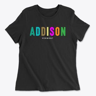 Addison Vermont Color Pop Women's Cotton T-Shirt