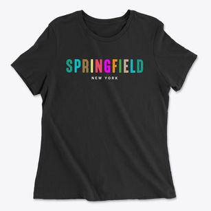 Springfield New York Color Pop Women's Cotton T-Shirt