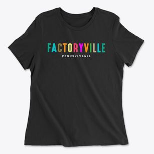 Factoryville Pennsylvania Color Pop Women's Cotton T-Shirt