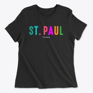 St. Paul Texas Color Pop Women's Cotton T-Shirt