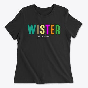 Wister Oklahoma Color Pop Women's Cotton T-Shirt
