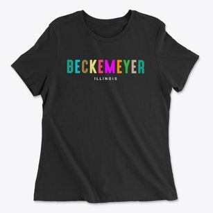 Beckemeyer Illinois Color Pop Women's Cotton T-Shirt