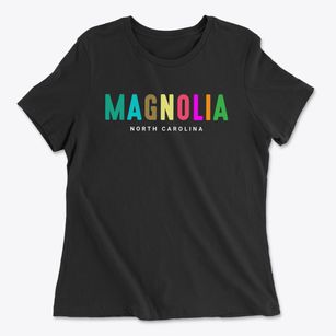 Magnolia North Carolina Color Pop Women's Cotton T-Shirt