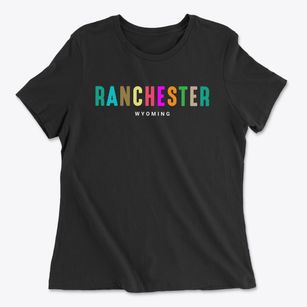 Ranchester Wyoming Color Pop Women's Cotton T-Shirt