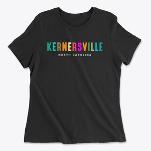 Kernersville North Carolina Color Pop Women's Cotton T-Shirt