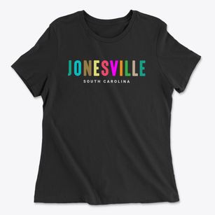 Jonesville South Carolina Color Pop Women's Cotton T-Shirt