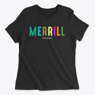 Merrill Oregon Color Pop Women's Cotton T-Shirt