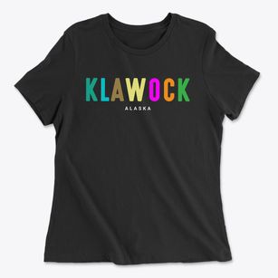 Klawock Alaska Color Pop Women's Cotton T-Shirt