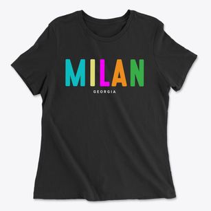 Milan Georgia Color Pop Women's Cotton T-Shirt