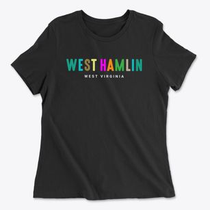 West Hamlin West Virginia Color Pop Women's Cotton T-Shirt