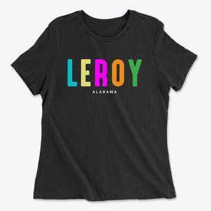 Leroy Alabama Color Pop Women's Cotton T-Shirt