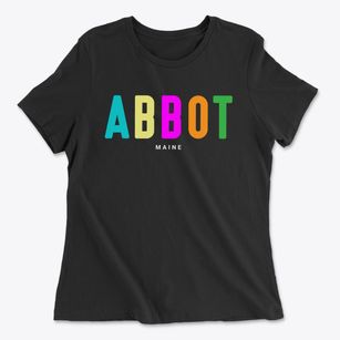 Abbot Maine Color Pop Women's Cotton T-Shirt