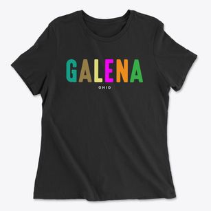 Galena Ohio Color Pop Women's Cotton T-Shirt