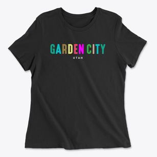 Garden City Utah Color Pop Women's Cotton T-Shirt