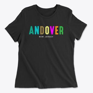 Andover New Jersey Color Pop Women's Cotton T-Shirt