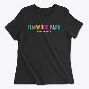 Elmwood Park New Jersey Color Pop Women's Cotton T-Shirt