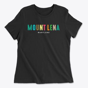 Mount Lena Maryland Color Pop Women's Cotton T-Shirt
