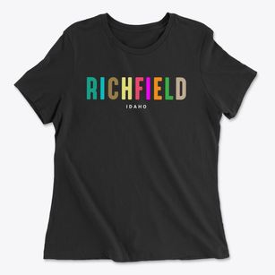Richfield Idaho Color Pop Women's Cotton T-Shirt