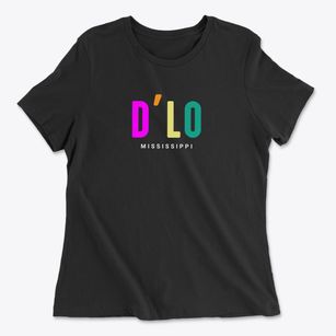 D'lo Mississippi Color Pop Women's Cotton T-Shirt