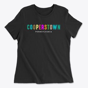 Cooperstown Pennsylvania Color Pop Women's Cotton T-Shirt