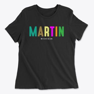 Martin Michigan Color Pop Women's Cotton T-Shirt