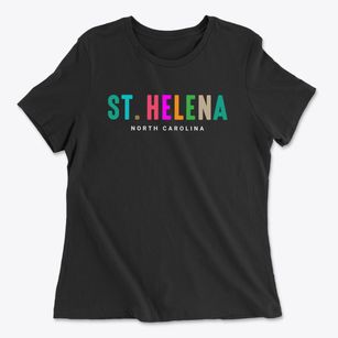 St. Helena North Carolina Color Pop Women's Cotton T-Shirt