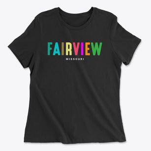 Fairview Missouri Color Pop Women's Cotton T-Shirt