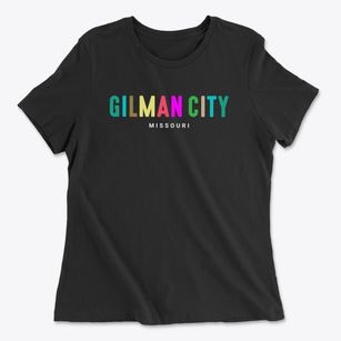 Gilman City Missouri Color Pop Women's Cotton T-Shirt