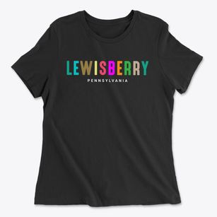 Lewisberry Pennsylvania Color Pop Women's Cotton T-Shirt