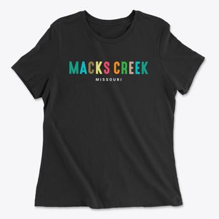 Macks Creek Missouri Color Pop Women's Cotton T-Shirt