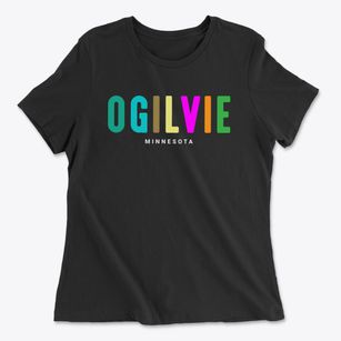 Ogilvie Minnesota Color Pop Women's Cotton T-Shirt