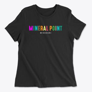 Mineral Point Missouri Color Pop Women's Cotton T-Shirt