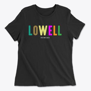 Lowell Kansas Color Pop Women's Cotton T-Shirt