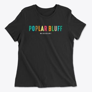 Poplar Bluff Missouri Color Pop Women's Cotton T-Shirt