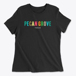 Pecan Grove Texas Color Pop Women's Cotton T-Shirt