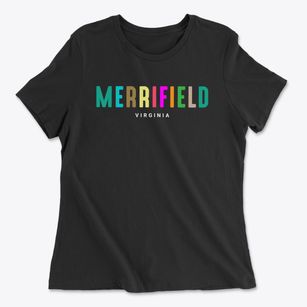 Merrifield Virginia Color Pop Women's Cotton T-Shirt