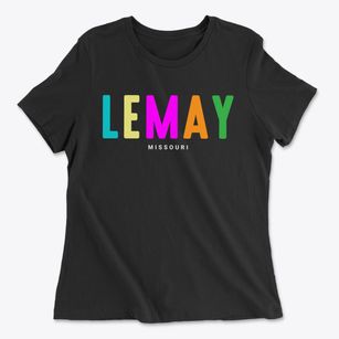 Lemay Missouri Color Pop Women's Cotton T-Shirt