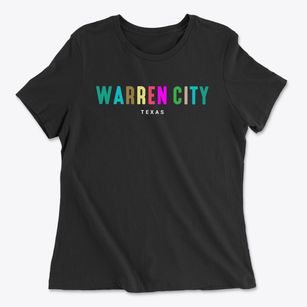 Warren City Texas Color Pop Women's Cotton T-Shirt