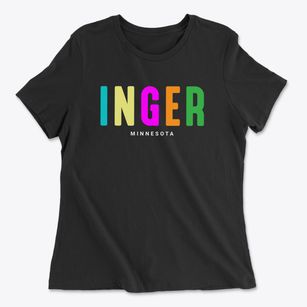 Inger Minnesota Color Pop Women's Cotton T-Shirt