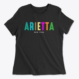 Arietta New York Color Pop Women's Cotton T-Shirt
