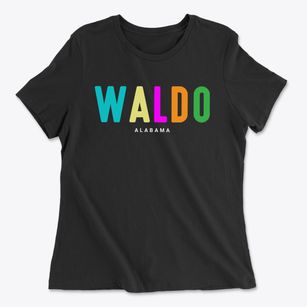 Waldo Alabama Color Pop Women's Cotton T-Shirt