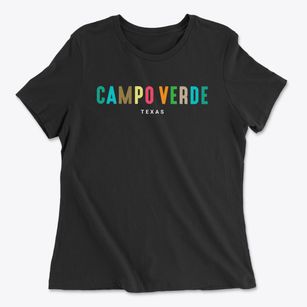 Campo Verde Texas Color Pop Women's Cotton T-Shirt