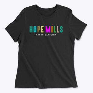 Hope Mills North Carolina Color Pop Women's Cotton T-Shirt